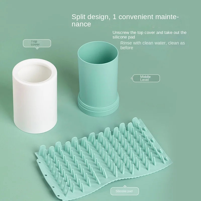 Pet Paw Cleaner Cup – Soft Silicone & Reusable for Dogs & Cats - Tranquil’Eau