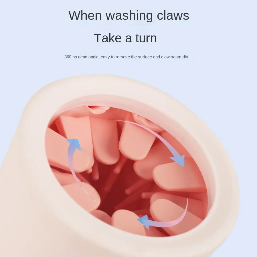 Pet Paw Cleaner Cup – Soft Silicone & Reusable for Dogs & Cats - Tranquil’Eau